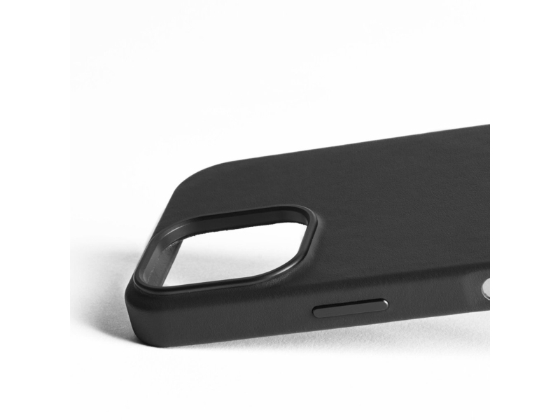 Mujjo Leather Case For Iphone 16 - Black
