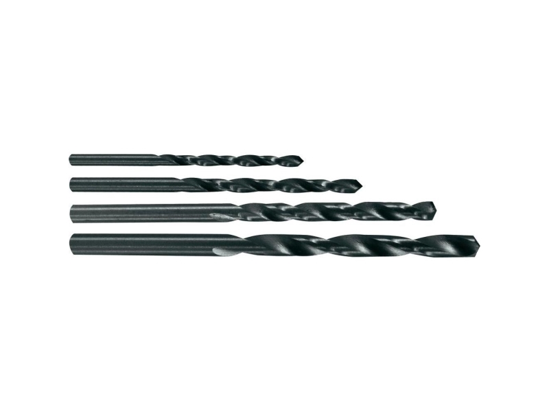 Donau Elektronik 1722 Hss Metal-Spiralbor-Sæt 4 Dele 2 Mm, 2.2 Mm, 2.4 Mm, 2.6 Mm Slebet Cylinderskaft 1 Set