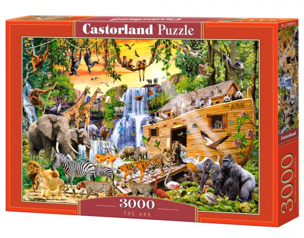 Puzzle 3000 Elemente Tiere Arche Noah