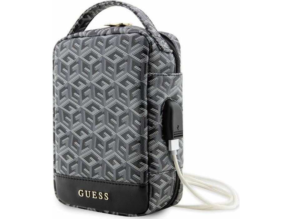 Guess taske GUHBHGCFSEK organizer sort/sort GCUBE STRIPE