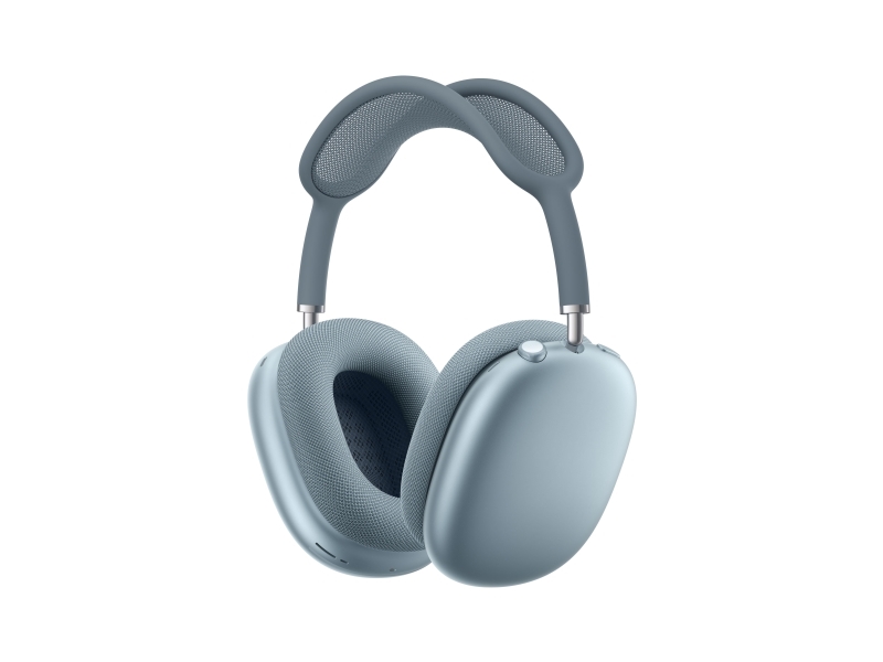 Apple Airpods Max - Hovedtelefoner Med Mik. - Fuld Størrelse - Bluetooth - Trådløs - Aktiv Støjfjerning - Blå
