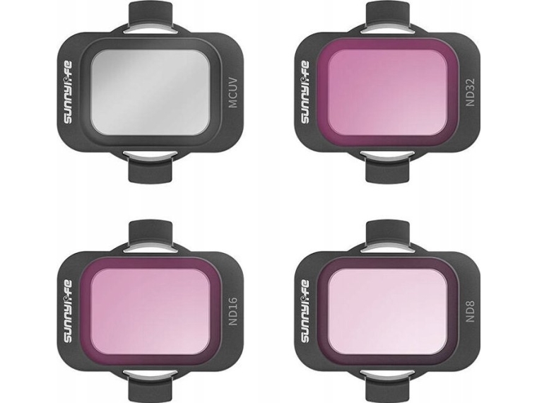 Set Of 4 Sunnylife Mcuv Nd8/16/32 Filters For Dji Avata 2