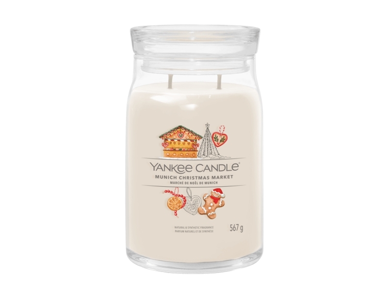 Yankee Candle Munich Christmas Market, Cylinder, Elfenben, 90 T, 1 Stk