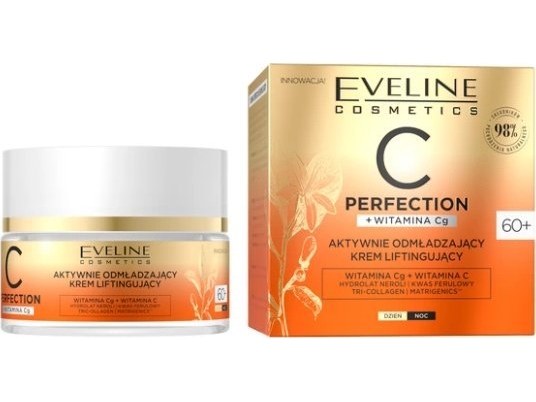 Eveline Eveline, C Perfection+ Vitamin Cg Actively Rejuvenating Lifting Creme 60+, 50 Ml - Lang Tids Gyldighed!