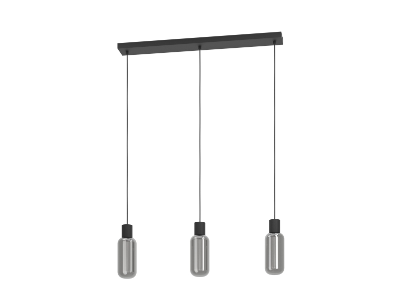 Eglo Maione Långbord 3xe27 Svart/tra/grå