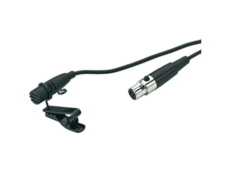 Monacor Ecm-402L Clip-On Mikrofon Talemikrofon Overførselstype:Bredbånd Mini-Xlr Bredbånd