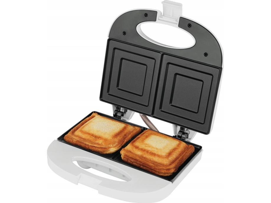ECG S 1170 Sandwich maker, 750W, Suitable for preparing 2 square toasts sandwiches