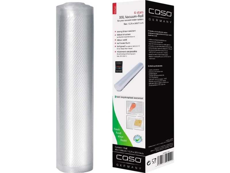 Caso 40X1000cm 1Pc 1224 Vakuum-Folienrolle