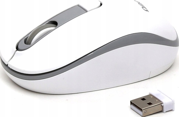 Omega Omega Wireless Mouse Wireless 1000/1200/1600 Dpi Hvid-Grå [45862]