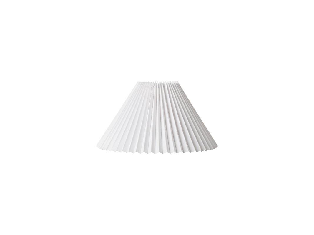 Plisségardin Emma Hacienda sida 25 cm vit
