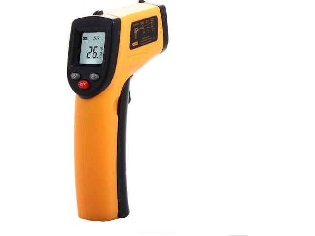 Temperatūros matuoklis pirometras Benetech GM320 nuo -50°C iki 380°C