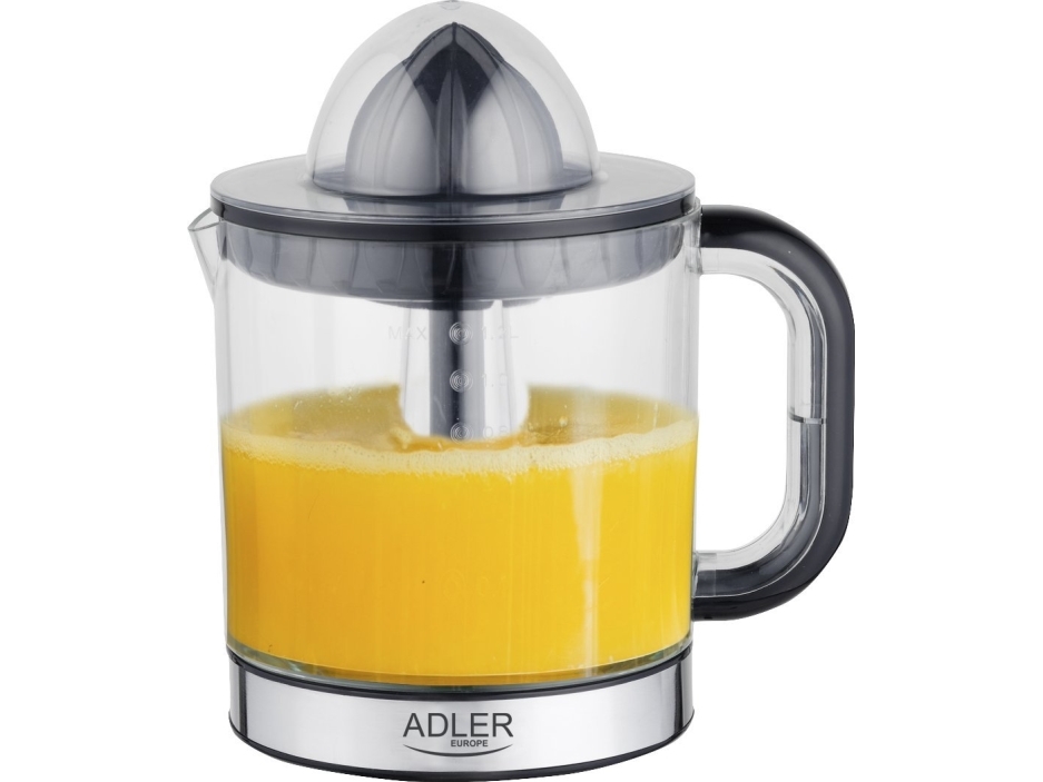 Adler 4012 Manuel Juicer Sort Glas 750 165