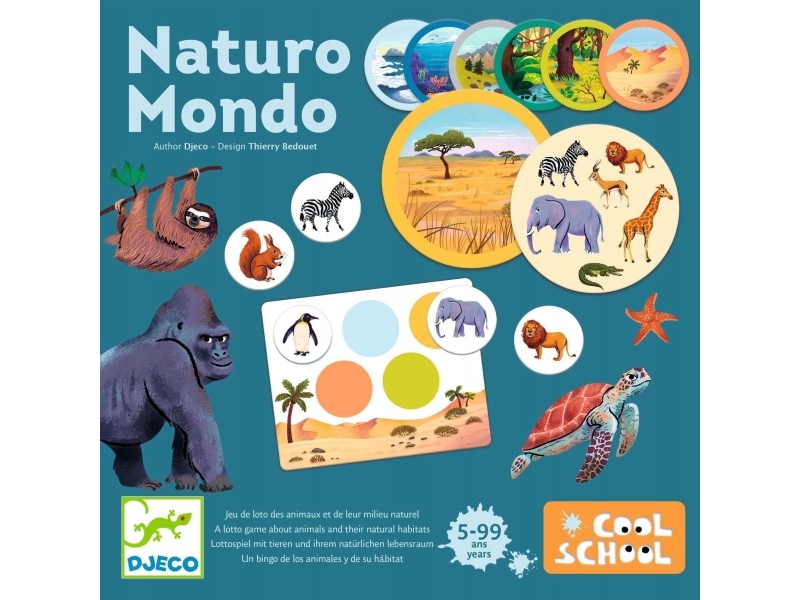 Djeco Edukacinis Žaidimas - Šaunioji Mokykla - Naturo Mondo