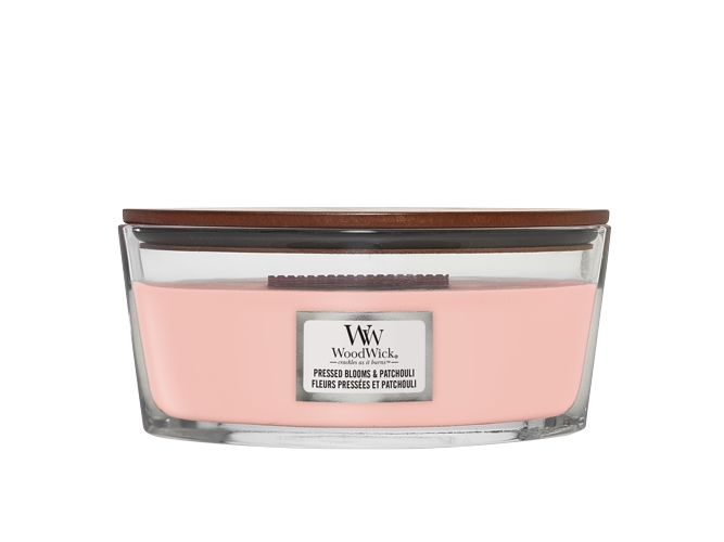 Yankee Candle - WoodWick Ellipse - Pressed Blooms & Patchouli | Dofter - Doftljus/Doftpinnar | GameStuff