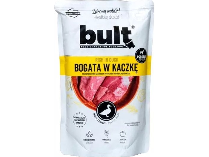 BULT Bult vådfoder til hunde andekødboller 500g