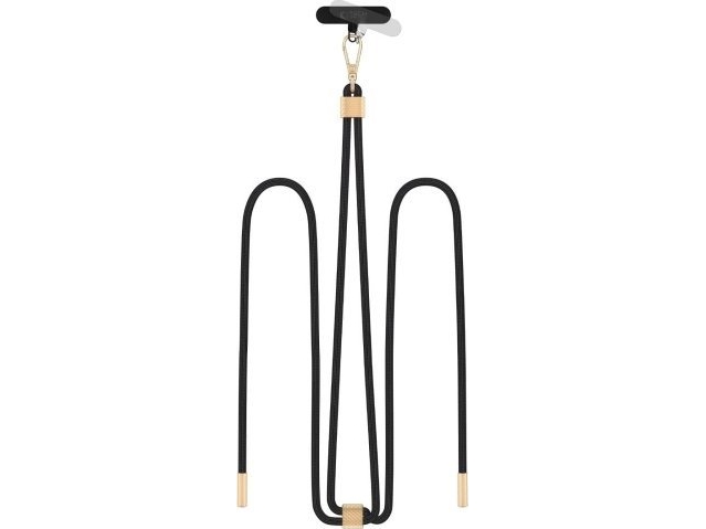Tech-Protect Tech-Protect C2s Rope Crossbody Rem Black/Gold