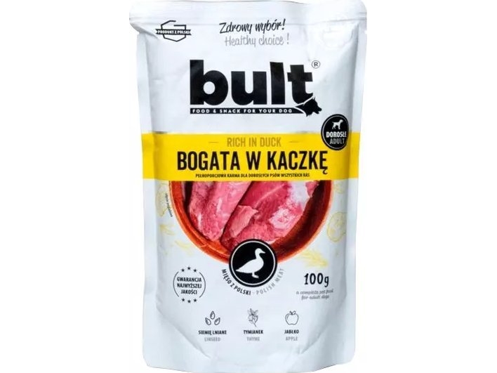 BULT Karma våd mad til hund, Mielonka med and 100g