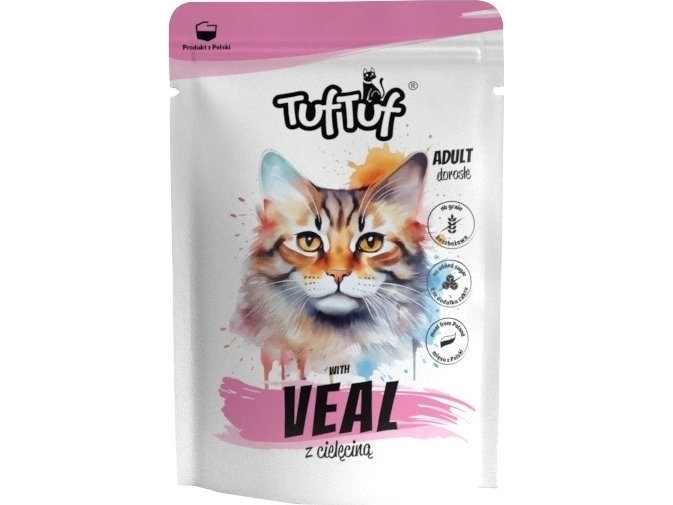 Bult Tuf Tuf Katzenfutter Gehacktes Kalbfleisch 300G