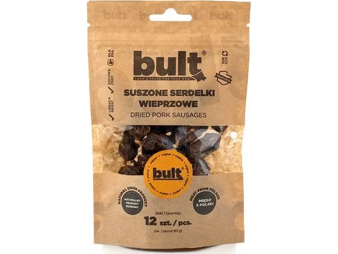 Bult Bult Hundeleckerli Schweineherzchen 12 Stk