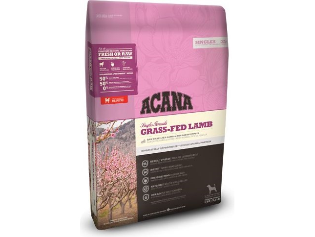 Acana Grass-Fed Lamb Dog Sausas Maistas Šunims Su Ėriena 11,4 Kg