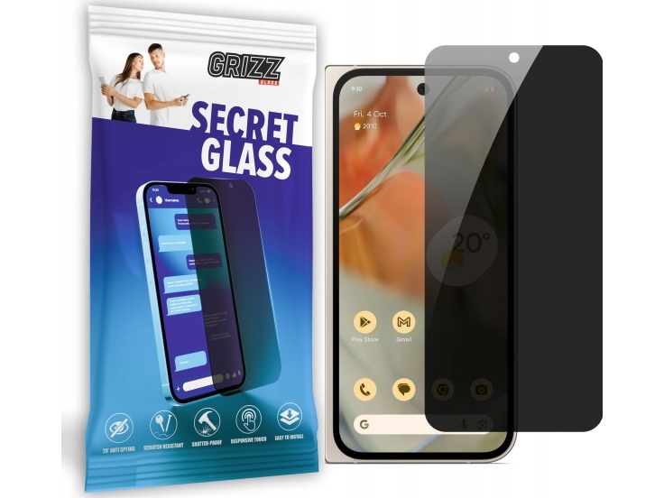 Grizzglass Secretglass Privatlivsglas Til Google Pixel 9 Pro Fold