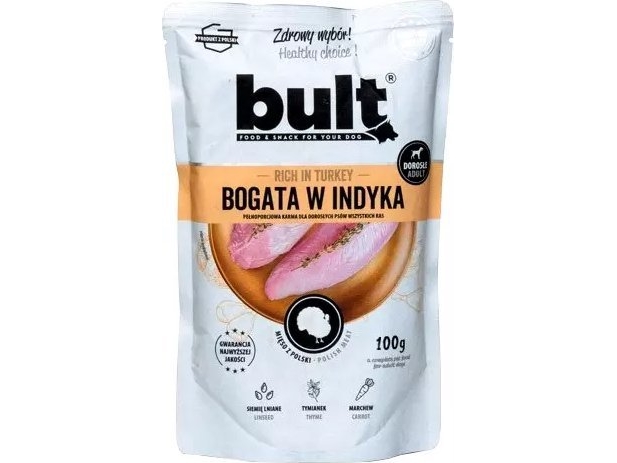 Bult Bult Hundenassfutter Hackfleisch Mit Pute 100G