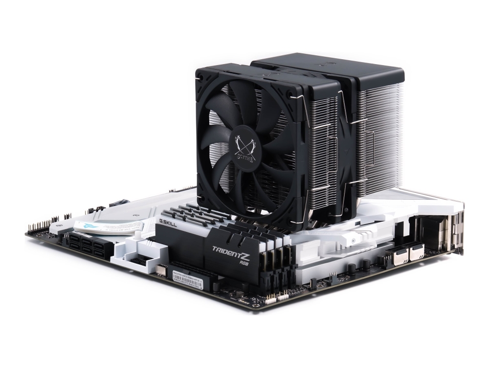Scythe Fuma 3 SCFM-3000 - Processor-køler - (for: LGA2011-3, AM4, LGA2066, LGA1200, LGA1700, AM5, LGA115x Socket) - 120 mm