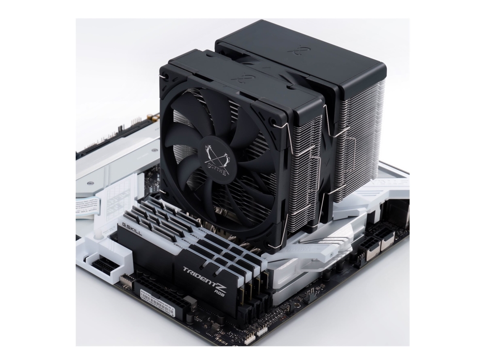 Scythe Fuma 3 SCFM-3000 - Processor-køler - (for: LGA2011-3, AM4, LGA2066, LGA1200, LGA1700, AM5, LGA115x Socket) - 120 mm