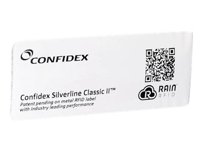 Zebra Confidex Silverline Classic II M730 - Polyetylenteraftalat (PET) - akryllim - 1300 micron - Silverline Classic II, EPC Class 1 Gen 2, ISO/IEC 18000-6C, 902-928 MHz, 128-bitars - vit - 100 x 40 mm 250 etikett (er) (1 rulle/rullar x 250) RFID-etiketter | Papper & Emballage - Taggar - Streckkodsetiketter | GameStuff