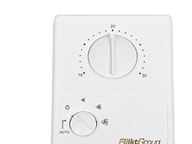 Fläkt betjeningspanel HyFlex - Til styring af hastighed og rumtemperatur for fancoils