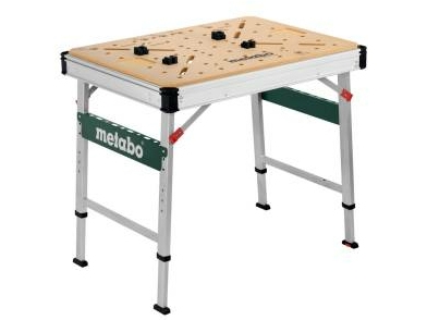 Metabo MWB 100, Beige, Metallisk, Trä, Rektangulär form, 4 ben, H-ben, 710 mm | Utomhus - Camping - Övrig utrustning | GameStuff