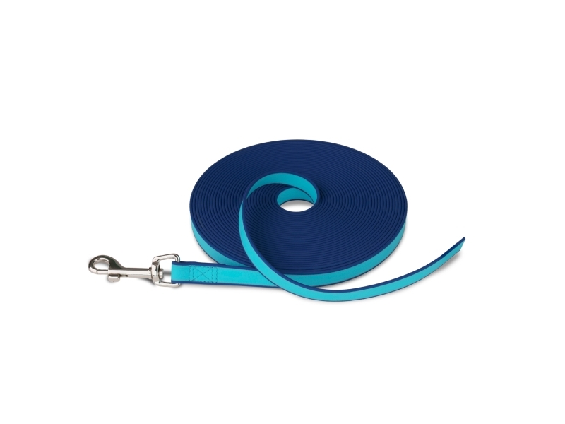 Wasserdichte Trainingsleine Coachi Navy & Blue 10 M