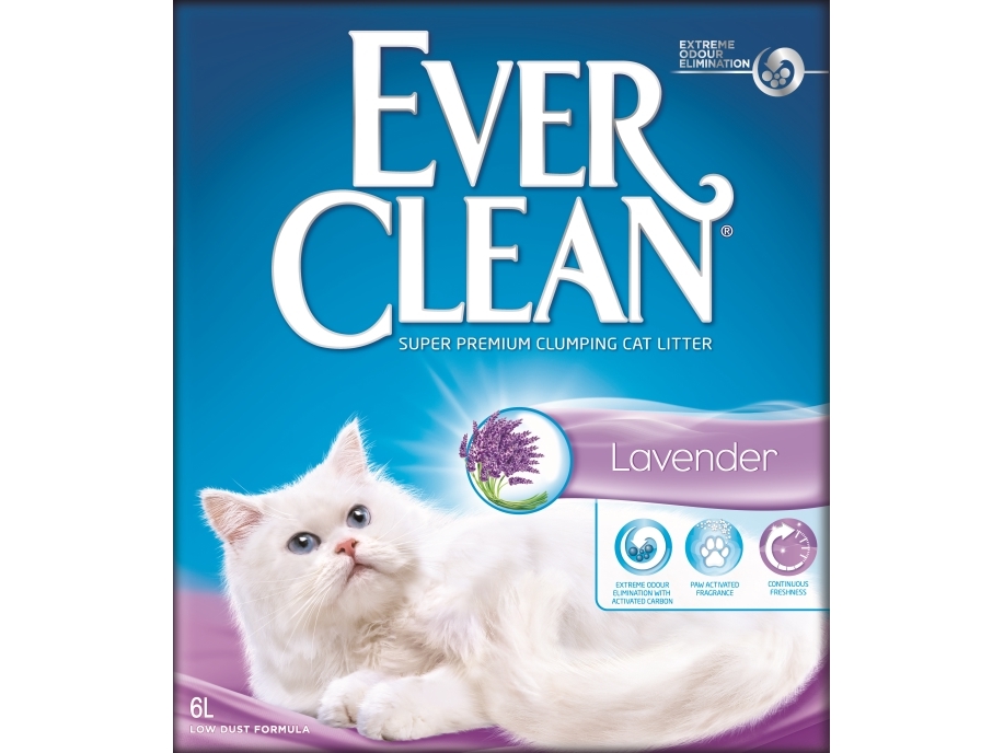 Everclean Ever Clean Katzenstreu 6 L Lavendel