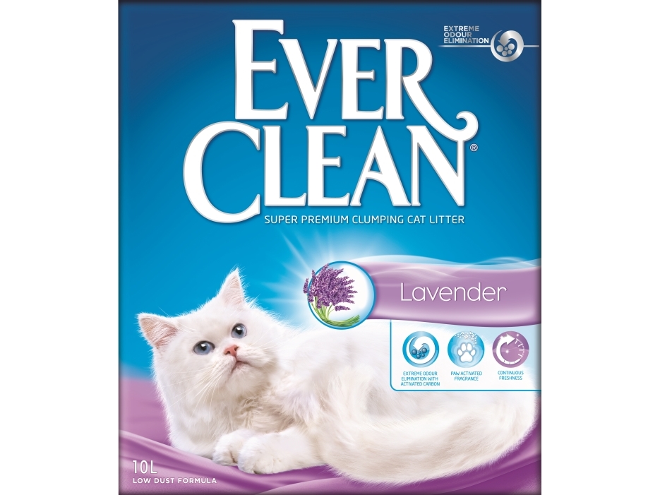 Everclean Lavendel Duft Katzenstreu, 10 L