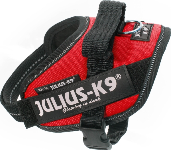 Julius-K9 K9 IDC sele, str.: Mini-Mini, rød 40-53 cm