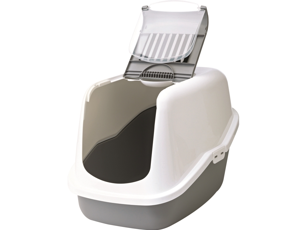 Savic Kattlåda Nestor Med Tak Grå 56cm | Sällskapsdjur - Katt - Kattlåder | GameStuff