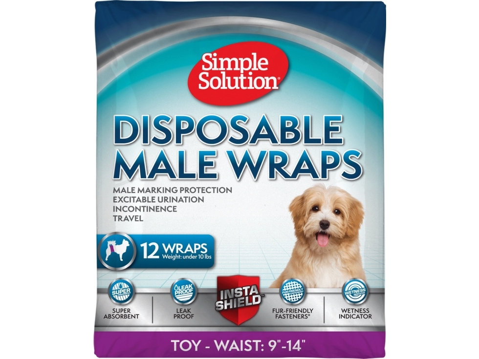 Simple Solution Engangs mavebånd til hanhunde, 12 stk., XS | Sällskapsdjur - Hund - Skötsel & Hygien | GameStuff