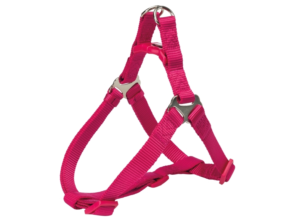 Trixie Premium One Touch harness, XS–S: 30–40 cm/10 mm, fuchsia | Djurmärken - Tillbehör - Trixie | GameStuff