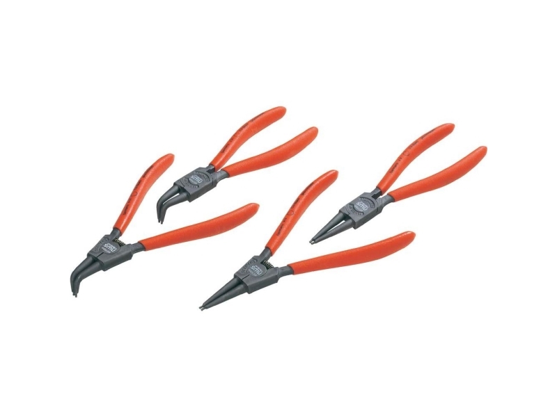 NWS 792 Seegeringtang-slt Passer til Udvendig- og indvendige ringe 19-60 mm 19-60 mm Spids form vinklet 90°, lige