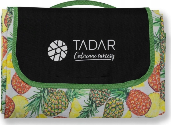 Tadar vandtæt picnic-tæppe 200 x 200 cm ananas TD-2664