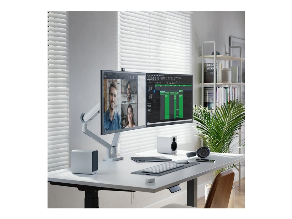 ALOGIC Clarity Max 32C4KPD - LCD-skärm - 32 - 3840 x 2160 4K @ 60 Hz - IPS - 320 cd/m² - 3000:1 - 2xHDMI, DisplayPort, USB-C - högtalare - svart, silver | Datortillbehör - Bildskärmar & Tillbehör - Bildskärmar | GameStuff