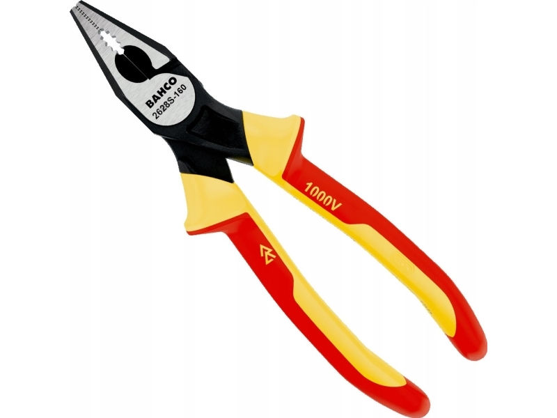 1000V Kombinuotos Replės 160Mm, Ypač Kietai Vielai, Bahco