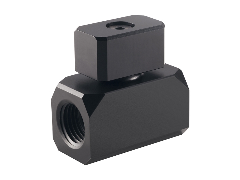 Phanteks Ph-Bva_Bk_G1/4, Slangestik, Metal, Sort, 1/4", Hunstik, Hunstik