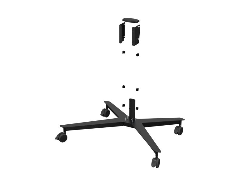 SMS Smart Media Solutions SMS Icon FH M Foot BL BL RAL9005 | Stickproppar och uttag | GameStuff