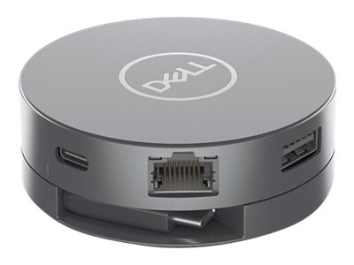 Dell 6-in-1 Multiport Adapter DA305 - Dockingstation - USB-C - HDMI, DP, USB-C - 1GbE