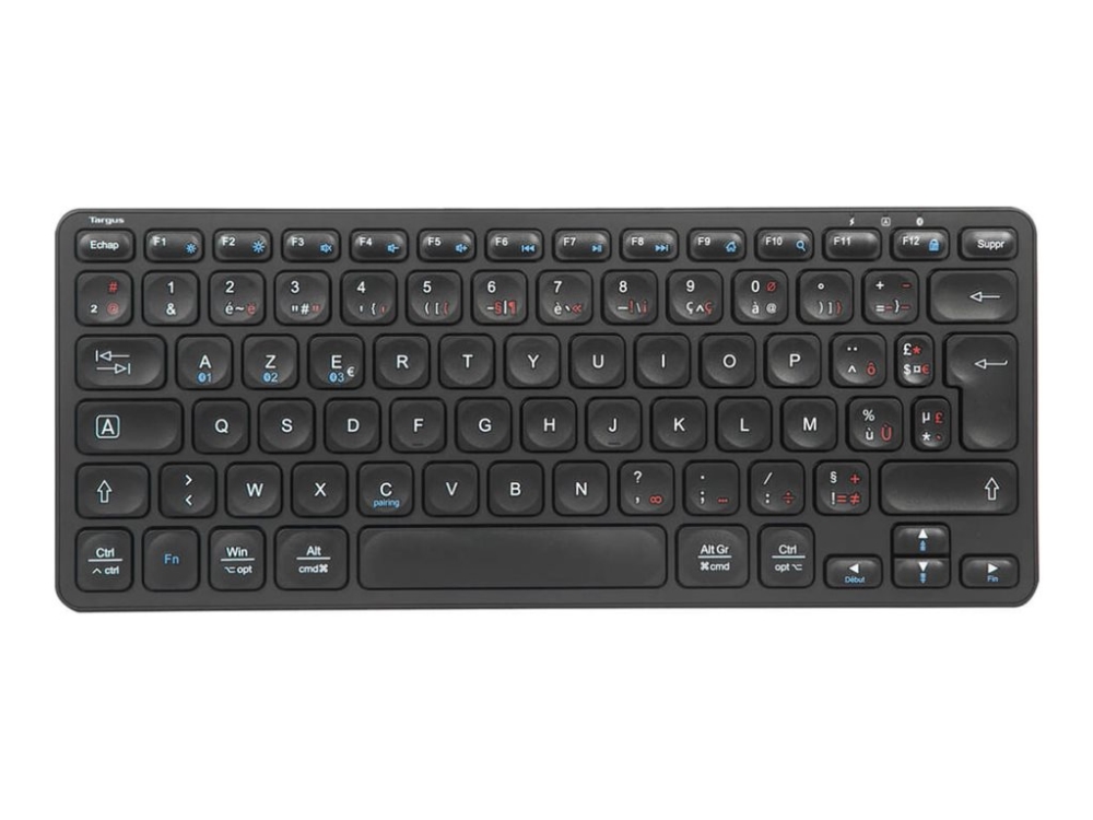 Targus Akb862fr, Kabellos, Bluetooth, Azerty, Schwarz