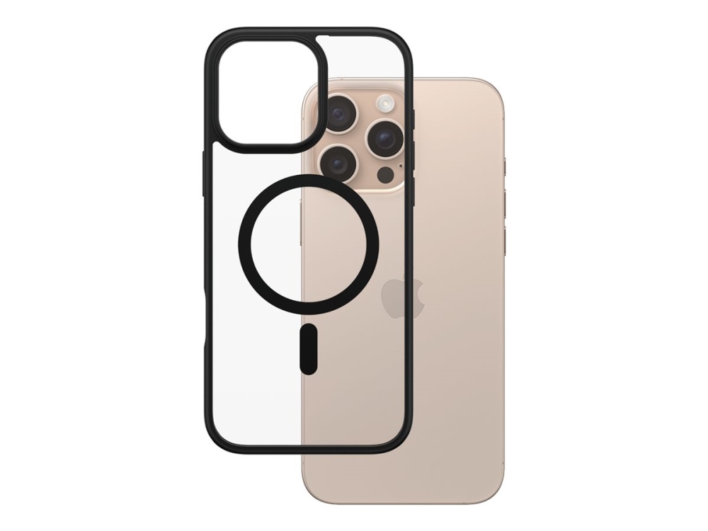 Panzerglass Hardcase - Bagsidecover Til Mobiltelefon - Magsafe-Kompatibilitet - Polykarbonat, Termoplastisk Polyuretan (Tpu) - Sort - For Apple Iphon