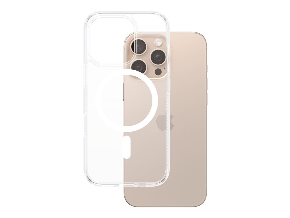 Panzerglass Hardcase Transparent M. Hvid Magsafe Iphone '24 6.9 Pro