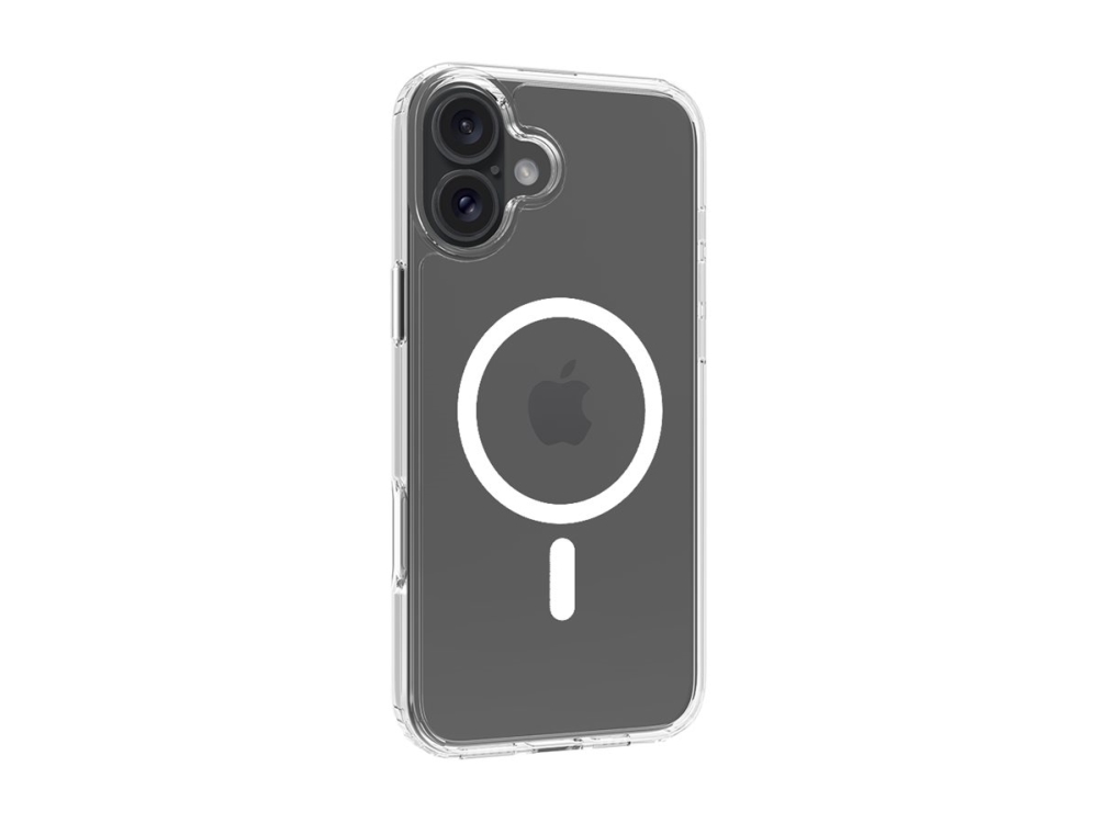 Screenor Bumper - Bagsidecover Til Mobiltelefon - Magsafe-Kompatibilitet - Termoplastisk Polyuretan (Tpu), Akryl - Gennemsigtig - For Apple Iphone 16