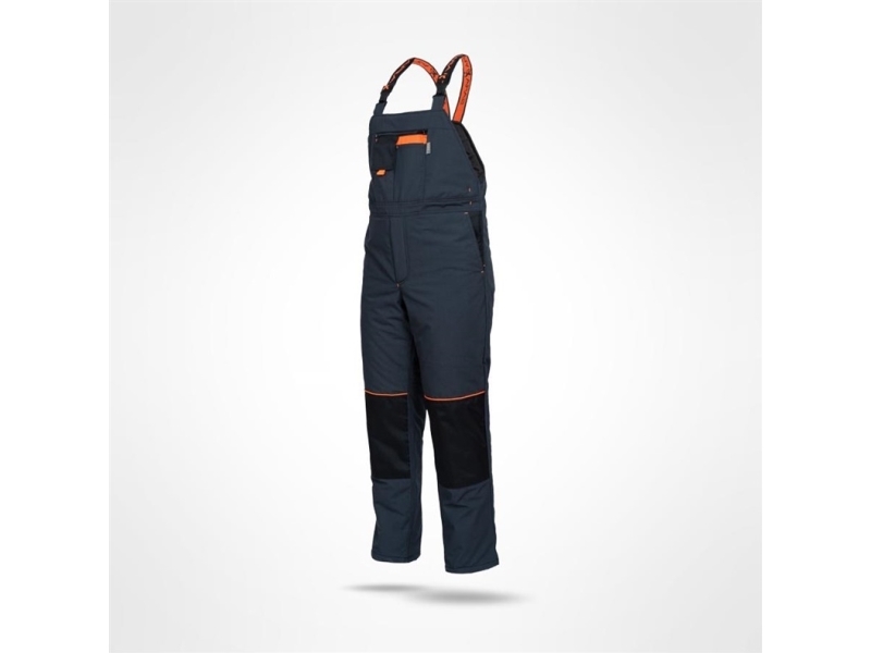 Arbeitslatzhose/Overall Halb Sara Workwear, Blau, Größe M